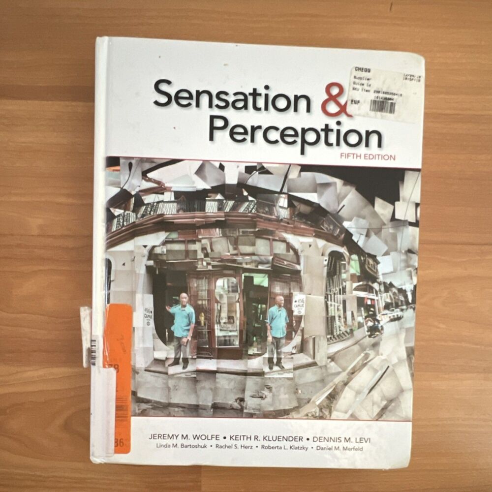 Oxford Sensation and Perception 5th Ed Wolfe Kluender Levi Hardcover Psych